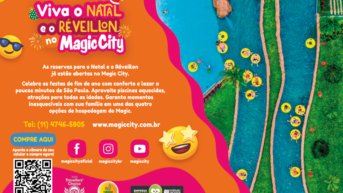 Reservas abertas para o Natal e Ano Novo no Magic City