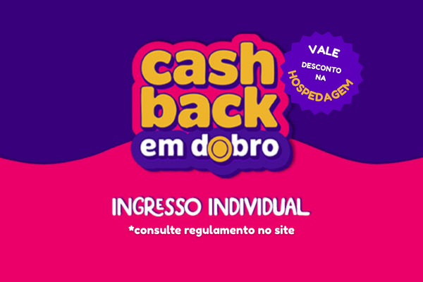 INGRESSO LOTE LIMITADO (NOVO) CASHBACK INGRESSO LOTE LIMITADO (NOVO) CASHBACK